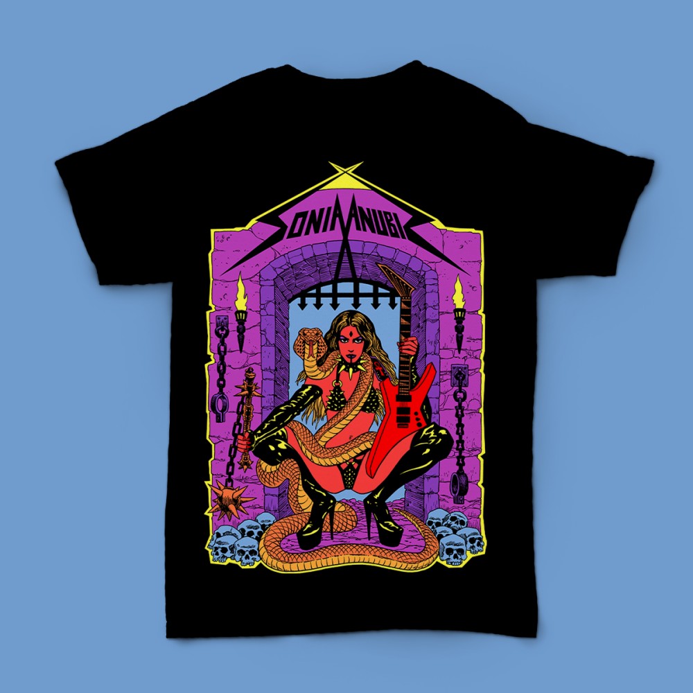 Dungeon Mistress T-Shirt Pink by Alexey Gorboot